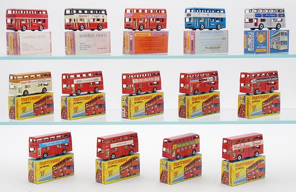 14 MATCHBOX SUPERFAST #17 LONDON BUSES (1 of 2)
