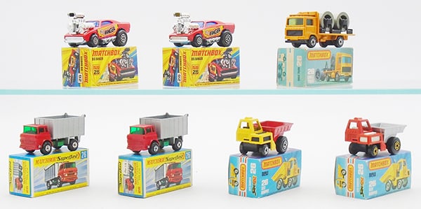 7 MATCHBOX SUPERFAST $26 VEHICLES (1 of 2)