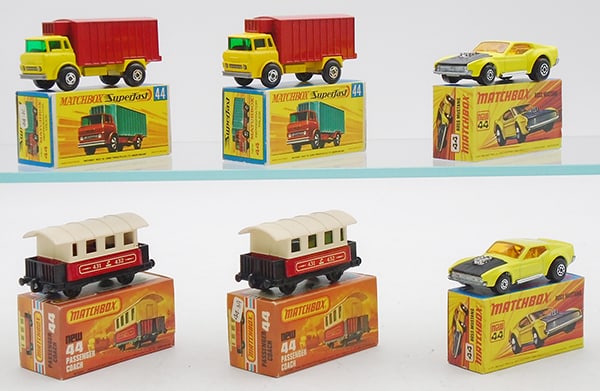 6 MATCHBOX SUPERFAST #44 VEHICLES (1 of 2)