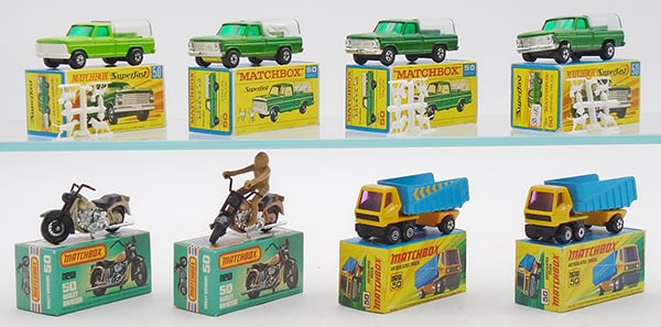 8 MATCHBOX SUPERFAST #50 VEHICLES (1 of 2)