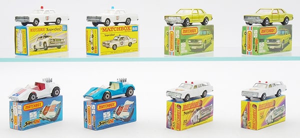 8 MATCHBOX SUPERFAST #55 VEHICLES (1 of 2)