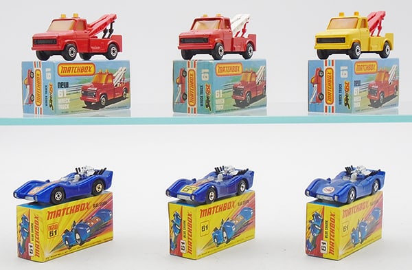 6 MATCHBOX SUPERFAST #61 VEHICLES (1 of 2)