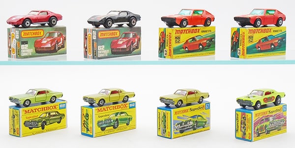 8 MATCHBOX SUPERFAST #62 VEHICLES (1 of 2)