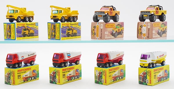 8 MATCHBOX SUPERFAST #63 VEHICLES (1 of 2)