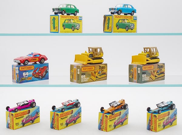 9 MATCHBOX SUPERFAST #64 VEHICLES (1 of 2)