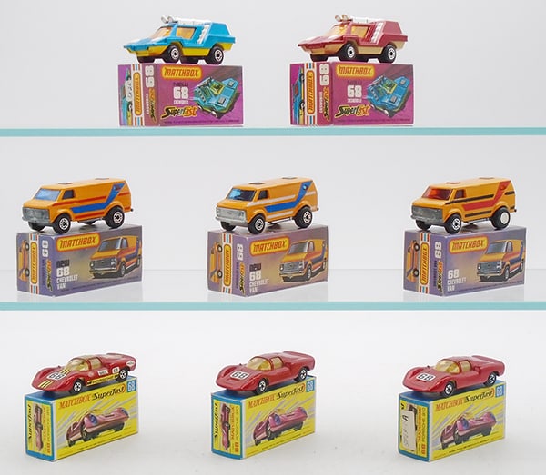 8 MATCHBOX SUPERFAST #68 VEHICLES (1 of 2)
