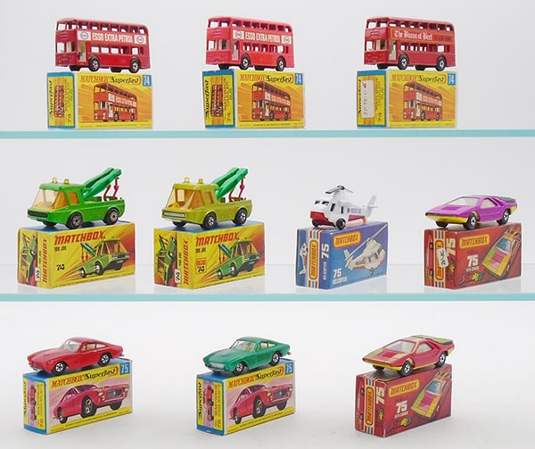 10 MATCHBOX SUPERFAST #74 & 75 VEHICLES (1 of 2)