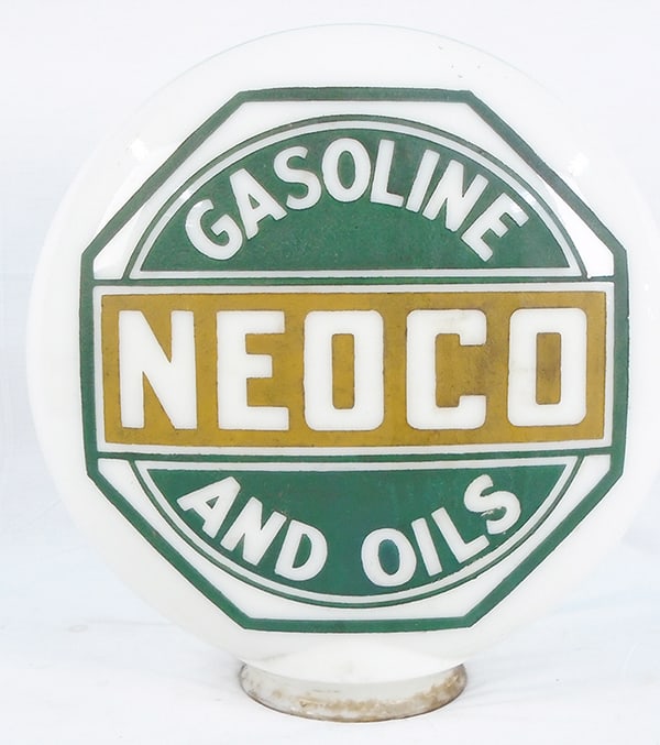 NEOCO GLASS GAS GLOBE (1 of 2)