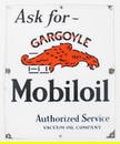 MOBILOIL GARGOYLE PORCELAIN SIGN