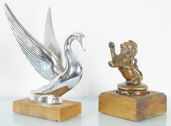 2 VINTAGE HOOD ORNAMENTS (1 of 2)
