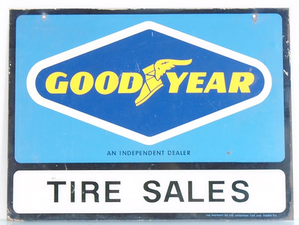 GOODYEAR TIRE SIGN (1 of 2)