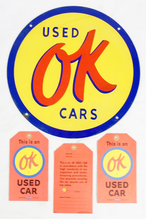 USED OK CARS SIGN (1 of 2)