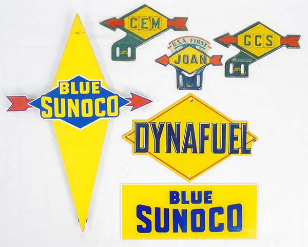 BLUE SUNOCO ADVERTISING (1 of 2)