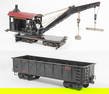 2 BUDDY L FREIGHT CARS