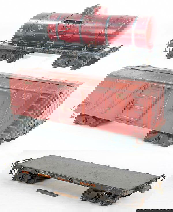 3 BUDDY L FREIGHT CARS (1 of 2)