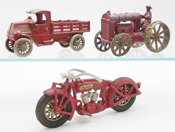 3 CAST IRON VEHICLES (1 of 2)