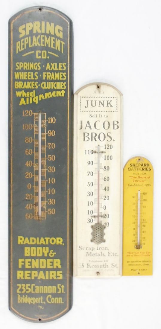 3 AUTOMOTIVE THERMOMETERS (1 of 2)