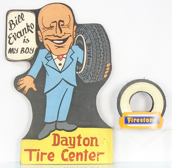 FIRESTONE & DAYTON TIRES ADVERTISING (1 of 2)