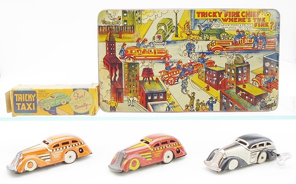 3 MARX TRICKY TAXIS (1 of 2)