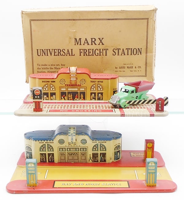 MARX FREIGHT STATION & BLUEBIRD GARAGE (1 of 2)