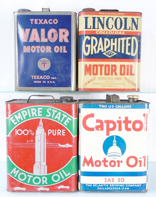4 TWO-GALLON OIL CANS (1 of 2)
