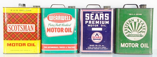4 TWO-GALLON OIL CANS (1 of 2)