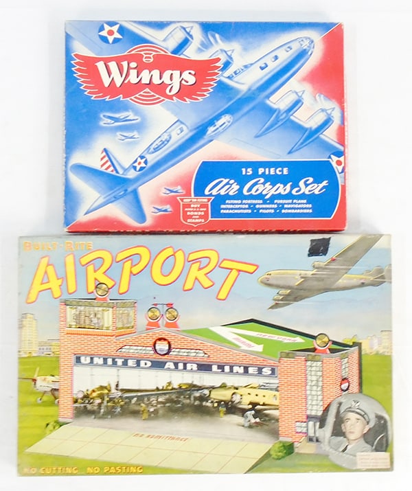BUILT RITE & VICTORY AIRPLANE SETS (1 of 2)