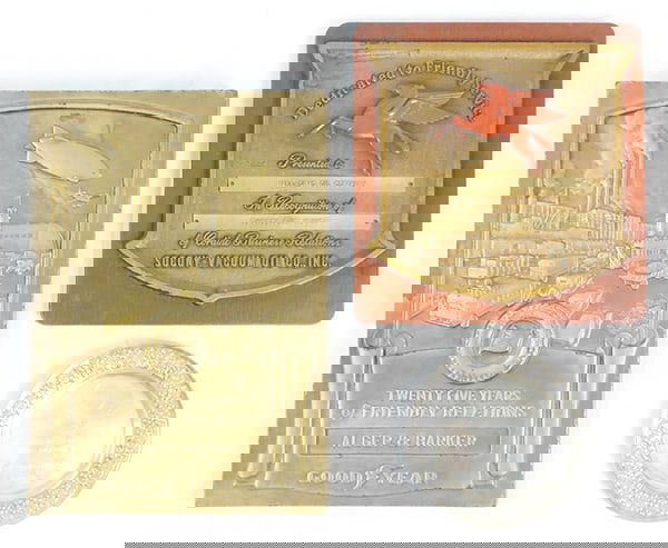 3 MOBIL & GOOD YEAR PLAQUES (1 of 2)