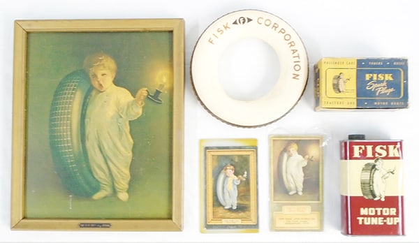 6 FISK TIRE ADVERTISING PRODUCTS (1 of 2)