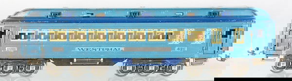 LIONEL 421 WESTPHAL BLUE COMET COACH (1 of 2)
