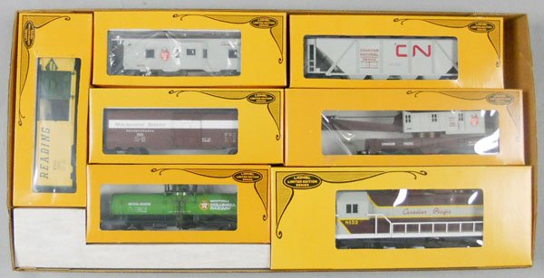 LIONEL 1158 MAPLE LEAF LTD TRAIN SET: O ga, 8152 CP diesel w/freight cars 6508, 6103, 6433, 9441, 6305, 9440, orig boxes, set box & insert, C9-10.