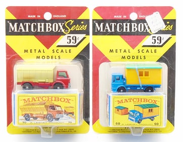2 MATCHBOX BLISTER PACKS