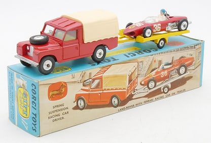 CORGI GS17 RACE CAR TRANSPORTER