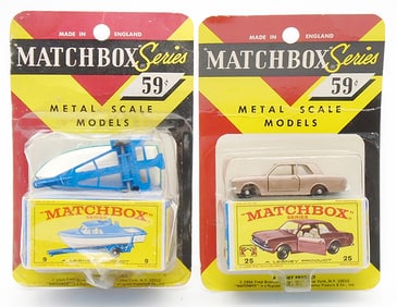 2 MATCHBOX BLISTER PACKS