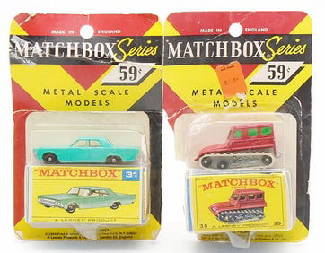 2 MATCHBOX BLISTER PACKS