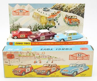 CORGI GS38 RALLYE MONTE CARLO SET