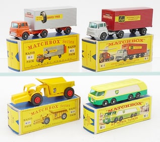4 MATCHBOX MAJOR PACK VEHICLES