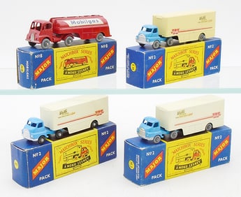 4 MATCHBOX MAJOR PACK VEHICLES