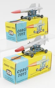 2 CORGI 250 THUNDERBIRD GUIDE MISSILES