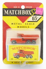 MATCHBOX 48C2 DODGE DUMPER TRUCK BLISTER PACK