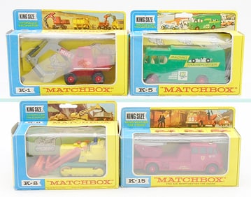 4 MATCHBOX KING SIZE VEHICLES