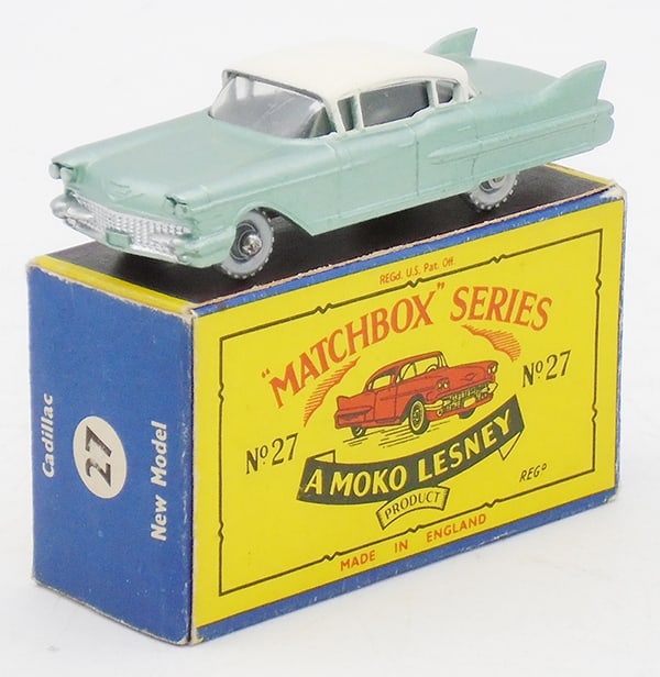 MATCHBOX MOKO 27C1 CADILLAC (1 of 2)
