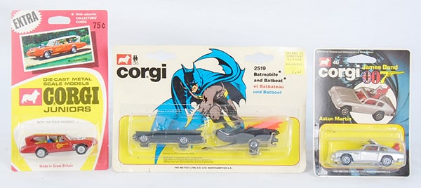 3 CORGI JUNIOR BLISTER PACKS