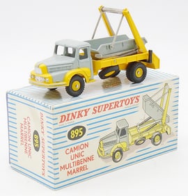 FRENCH DINKY 895 UNIC MULTIBUCKET TRUCK