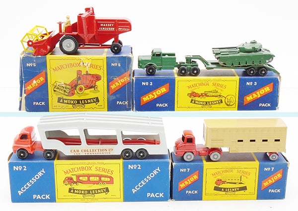 4 MATCHBOX MAJOR PACK VEHICLES (1 of 2)
