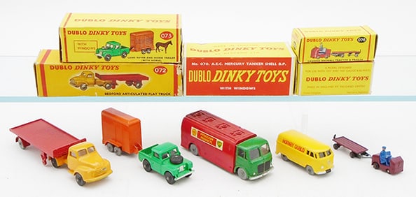 5 DINKY DUBLO VEHICLES