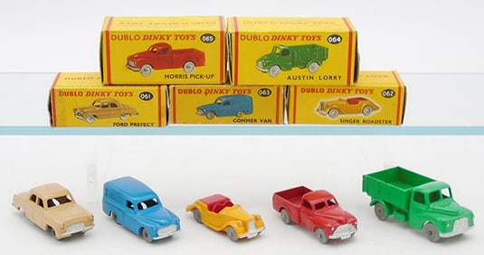 5 DINKY DUBLO VEHICLES