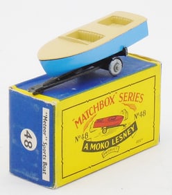 MATCHBOX MOKO 48A METEOR BOAT & TRAILER