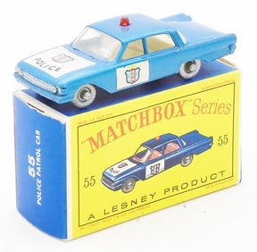 MATCHBOX 55B3 FORD FAIRLANE POLICE CAR