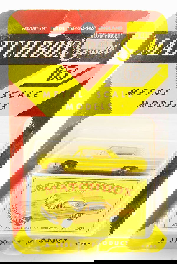 MATCHBOX 20C3 TAXI CAB BLISTER PACK (1 of 2)